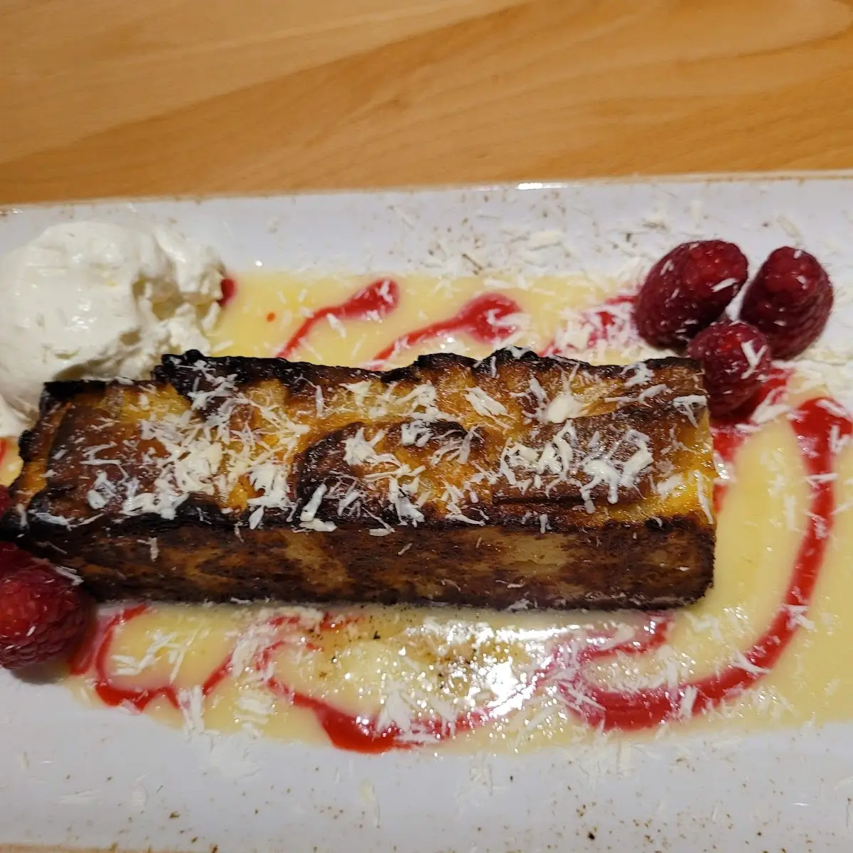 White Chocolate Bread Pudding