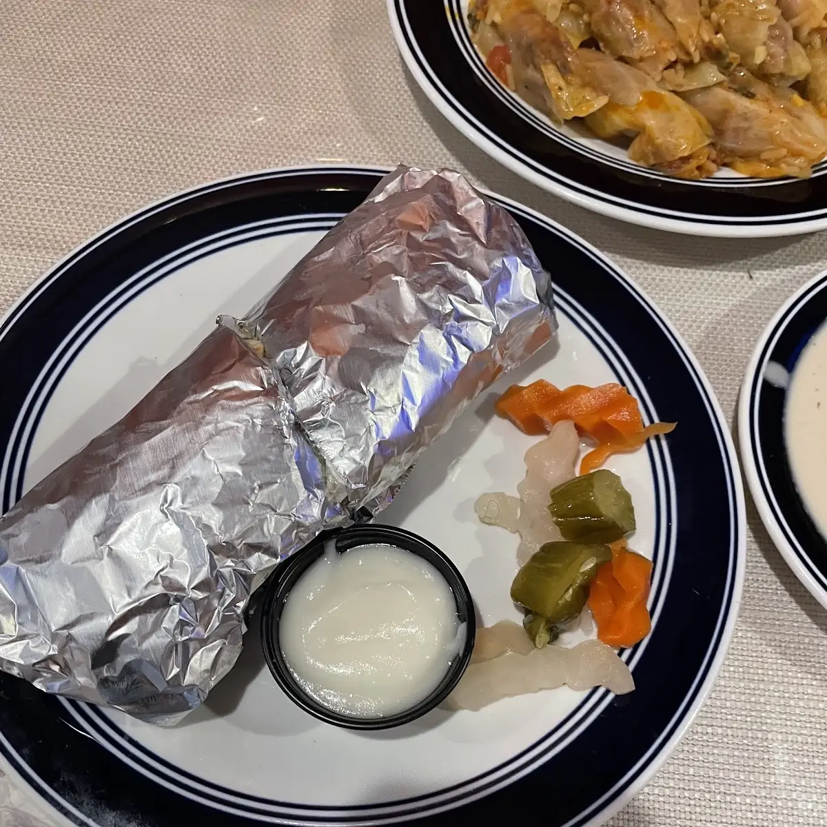 Meat Shawarma Sandwich with  French FriesFrench Fries