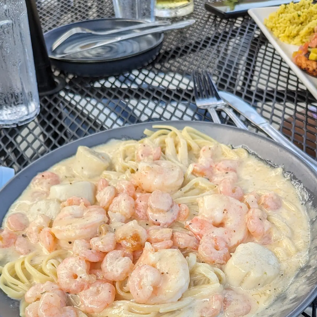 Baby Shrimp Alfredo