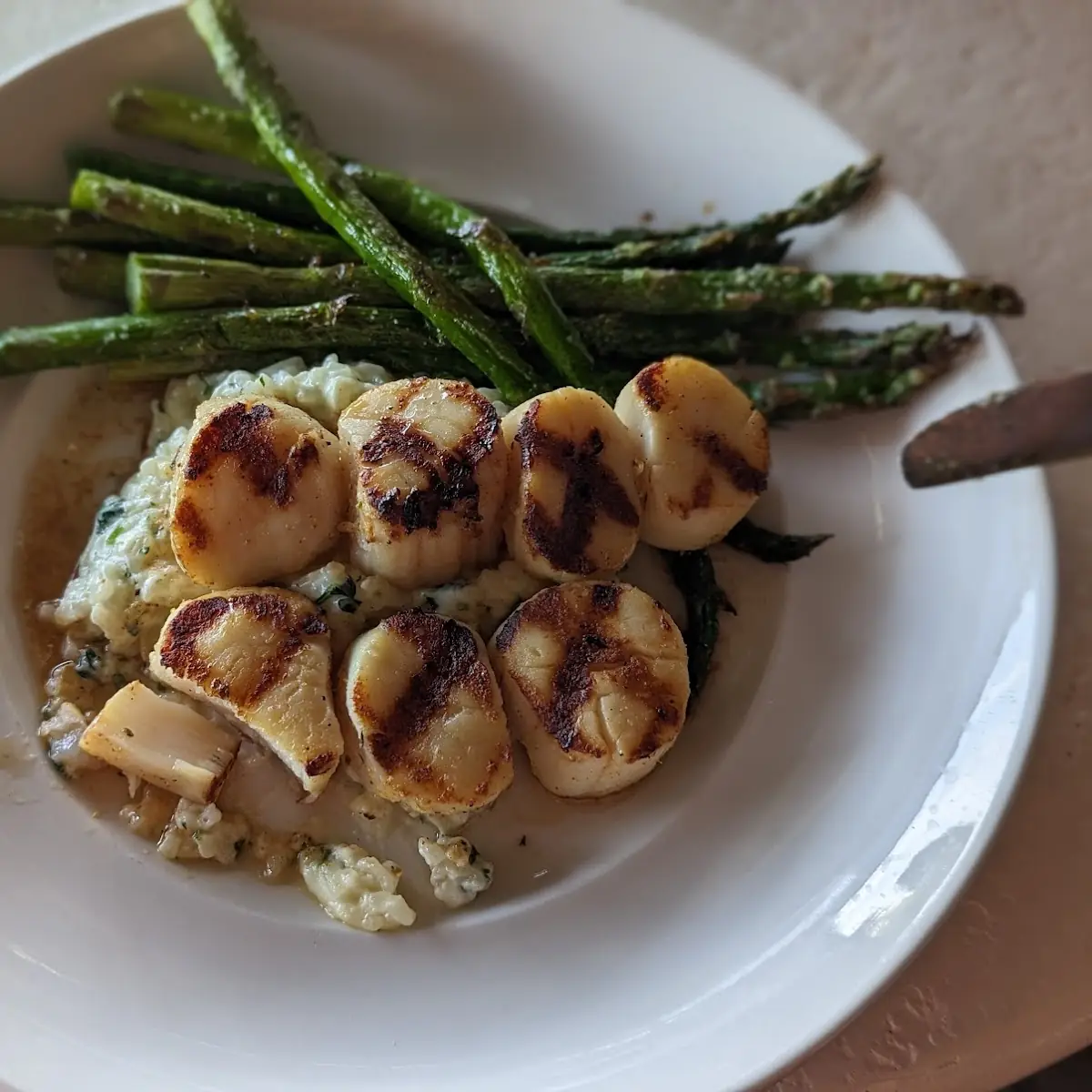 Caramelized Grilled Sea Scallops