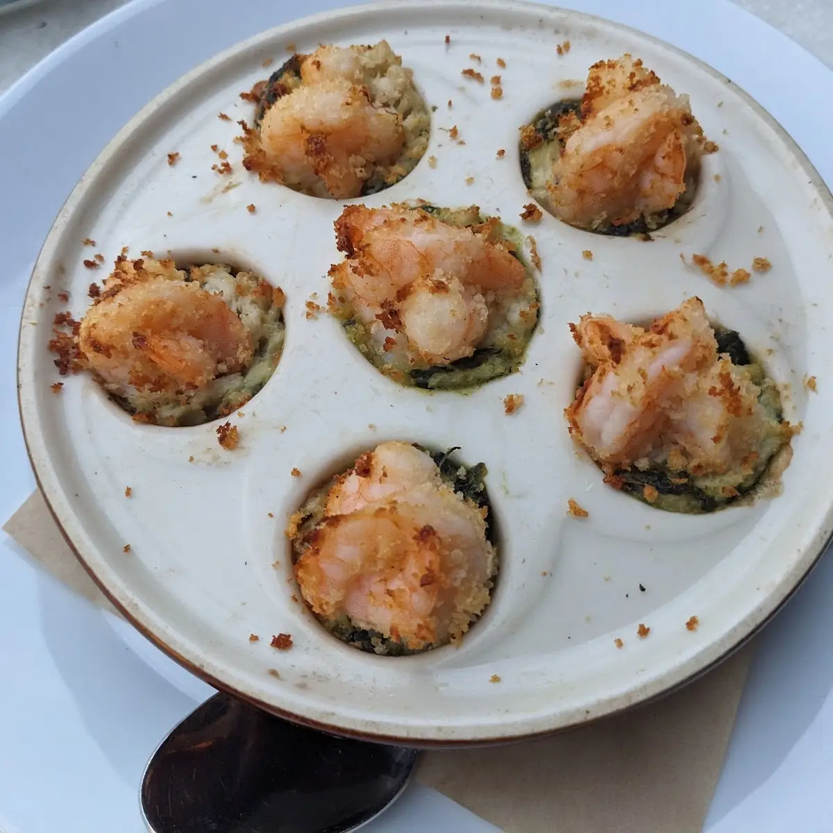 Lump Crab and Shrimp-Stuffed Mushrooms