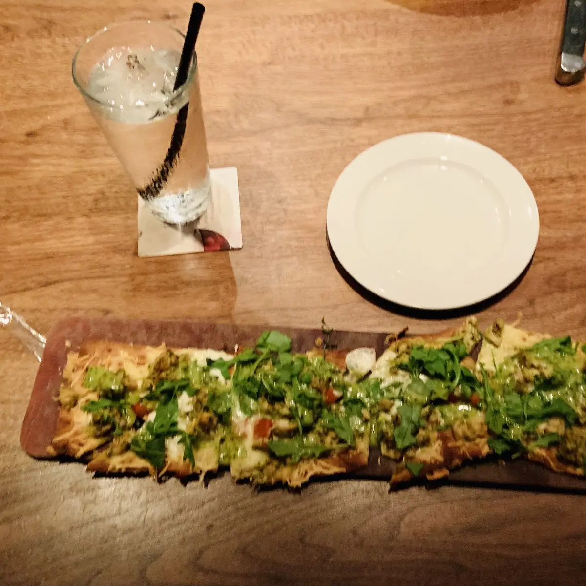 Pesto Chicken Flatbread