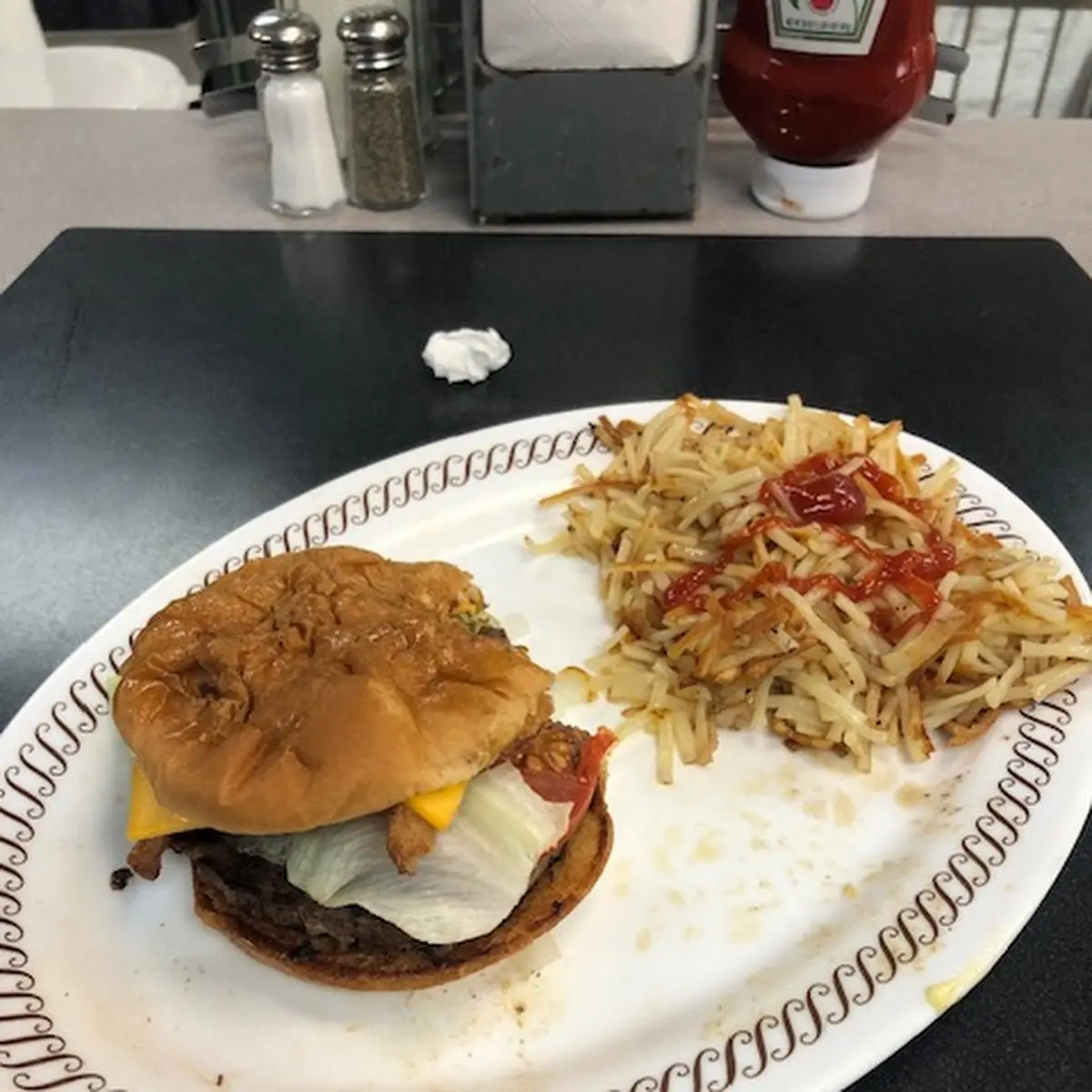Cheeseburger & Hash Browns