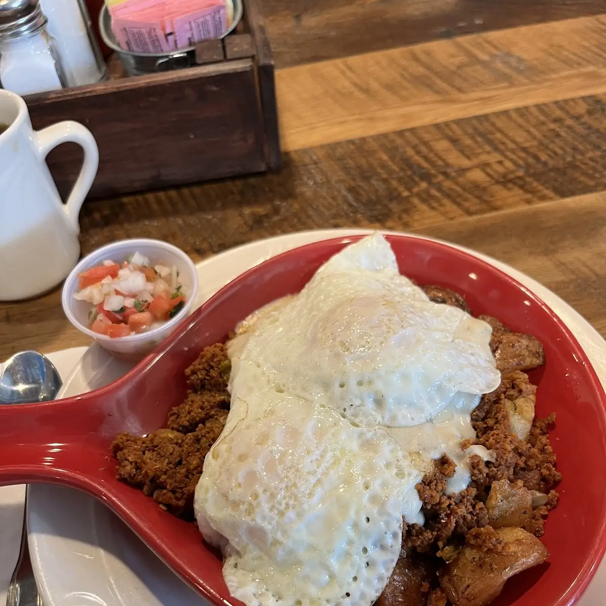 Corned Beef Hash with Eggs