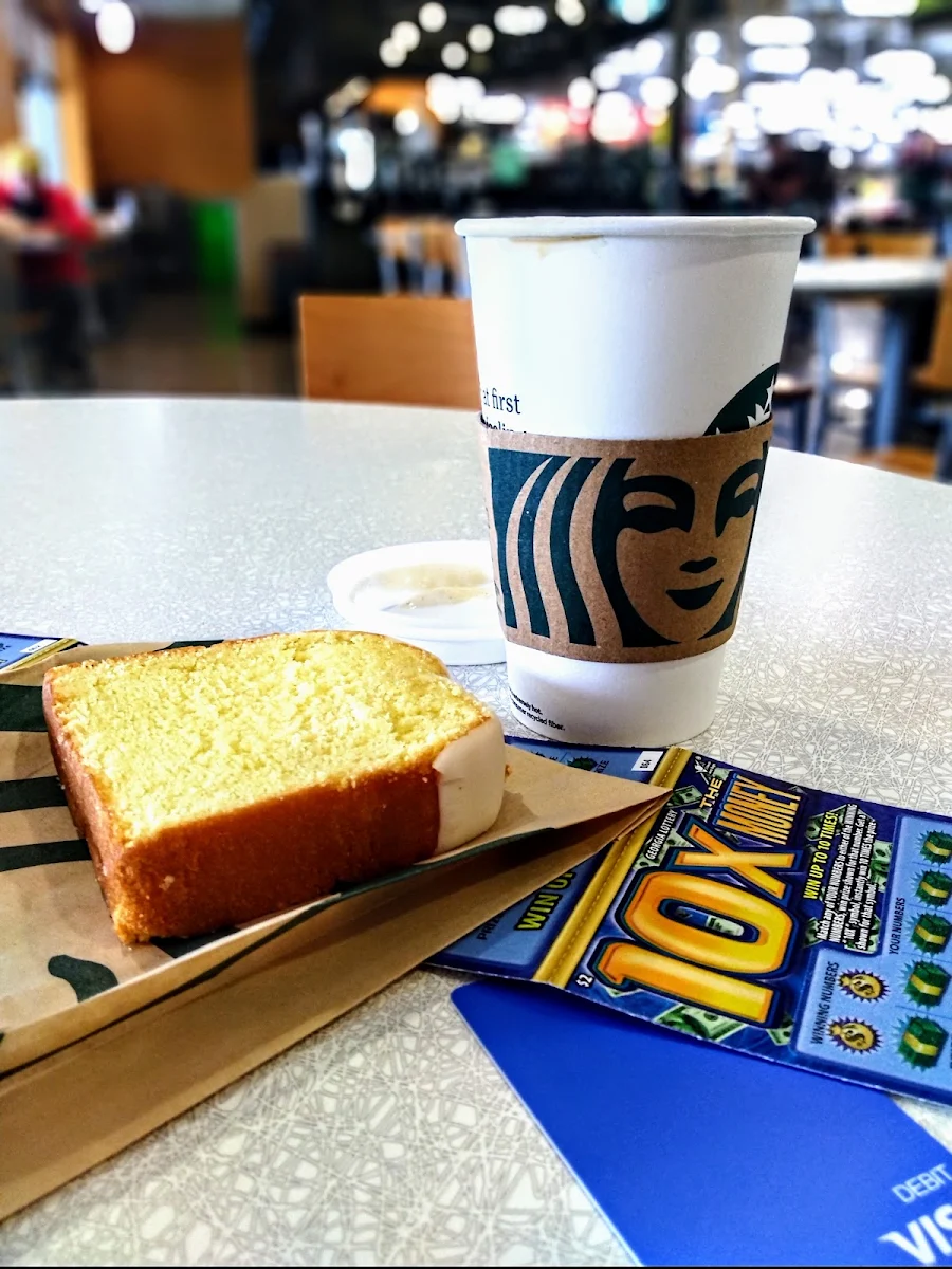 Iced Lemon Loaf and Venti White Chocolate Mocha