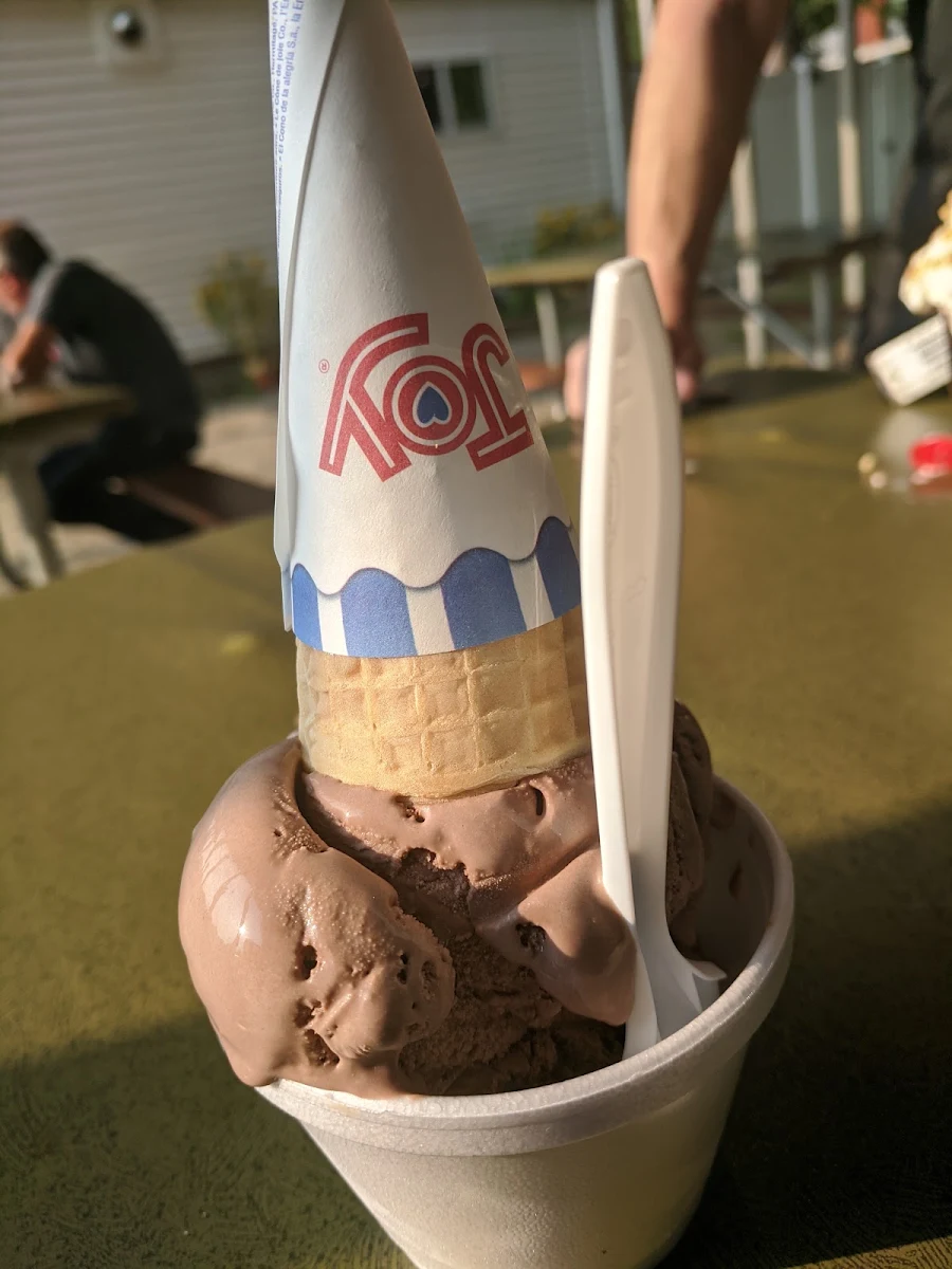 Chocolate Ice-Cream with Sugar Cone