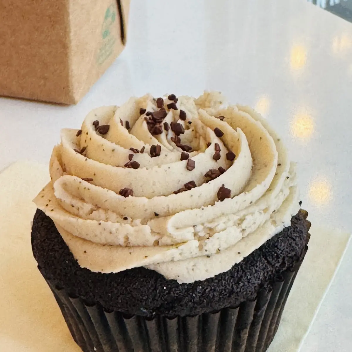 Chocolate Cupcake with Vanilla Frosting