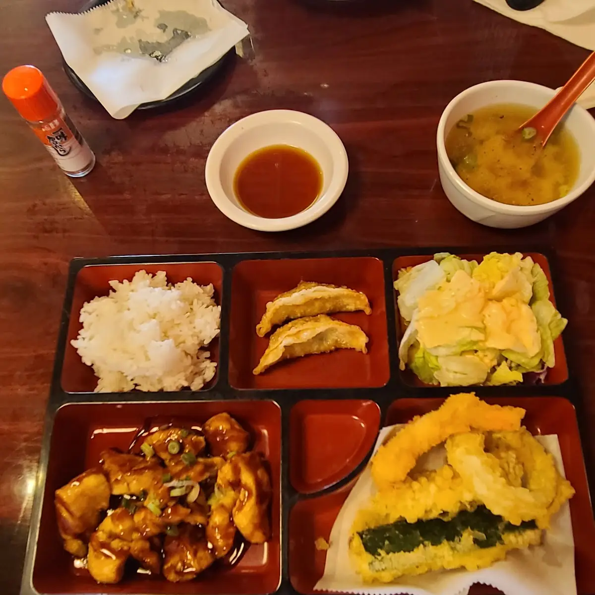 Teriyaki Plate Bento Box Lunch