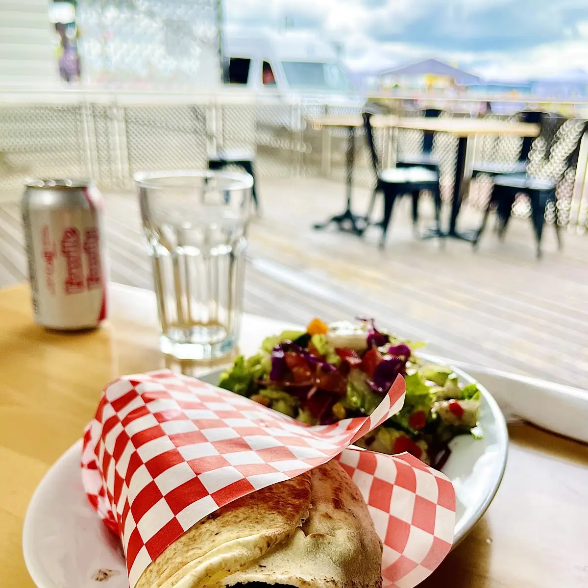 Mixed Shawarma Pita Donair, Kababji Grill