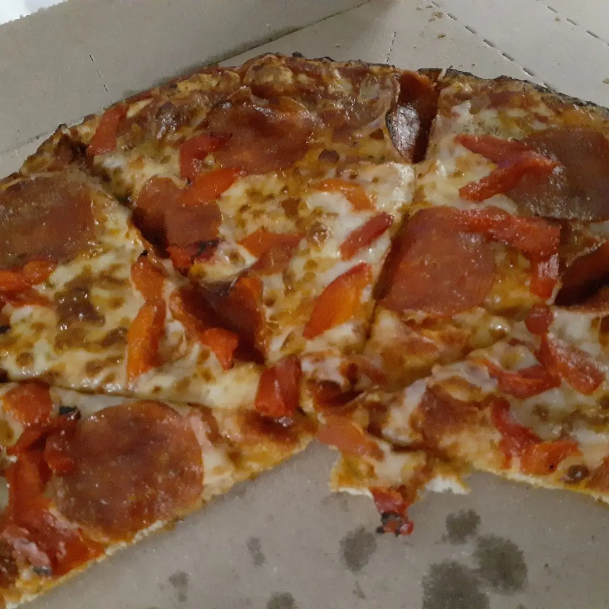 Pepperoni and Roasted Red Peppers