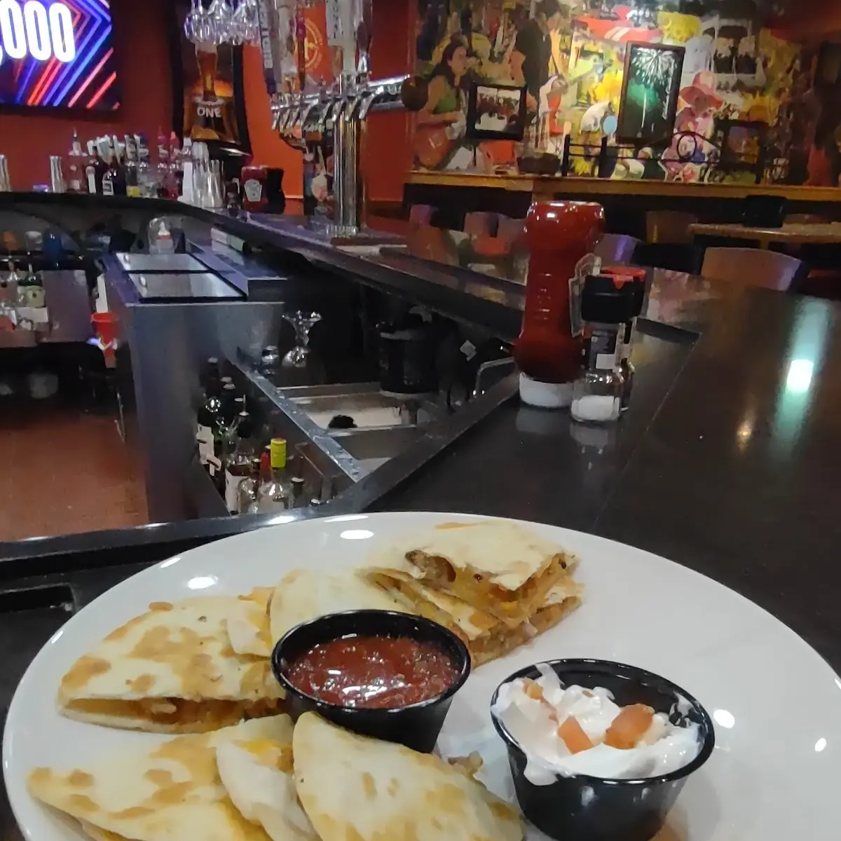 Happy Hour on Chicken Quesadilla