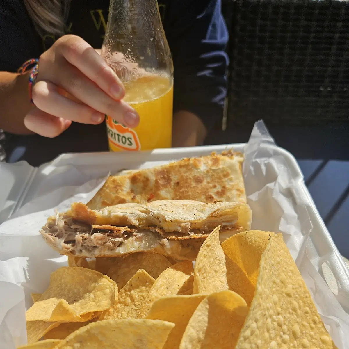 Crispy Chicken Quesadilla