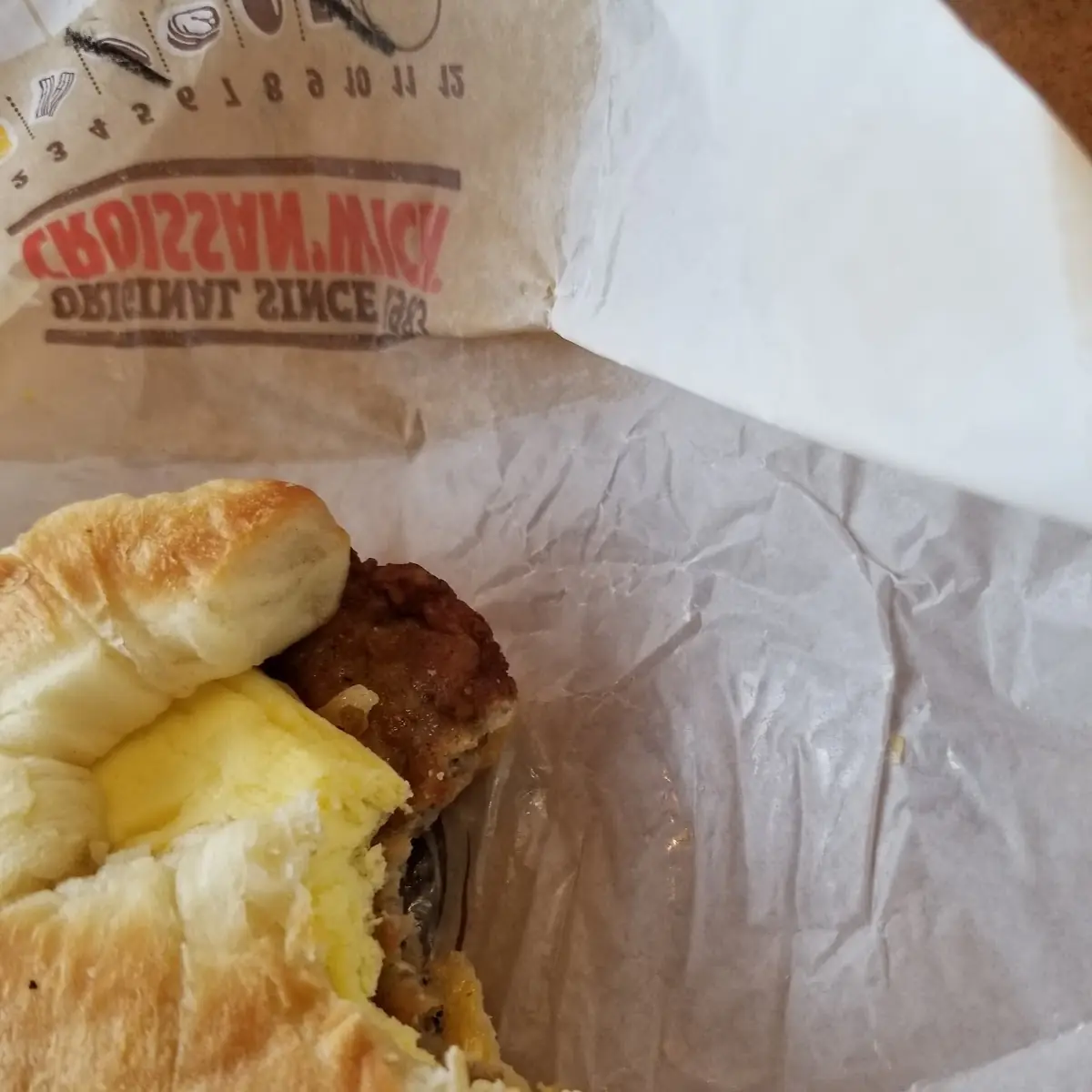 Sausage Egg Cheese Croissant