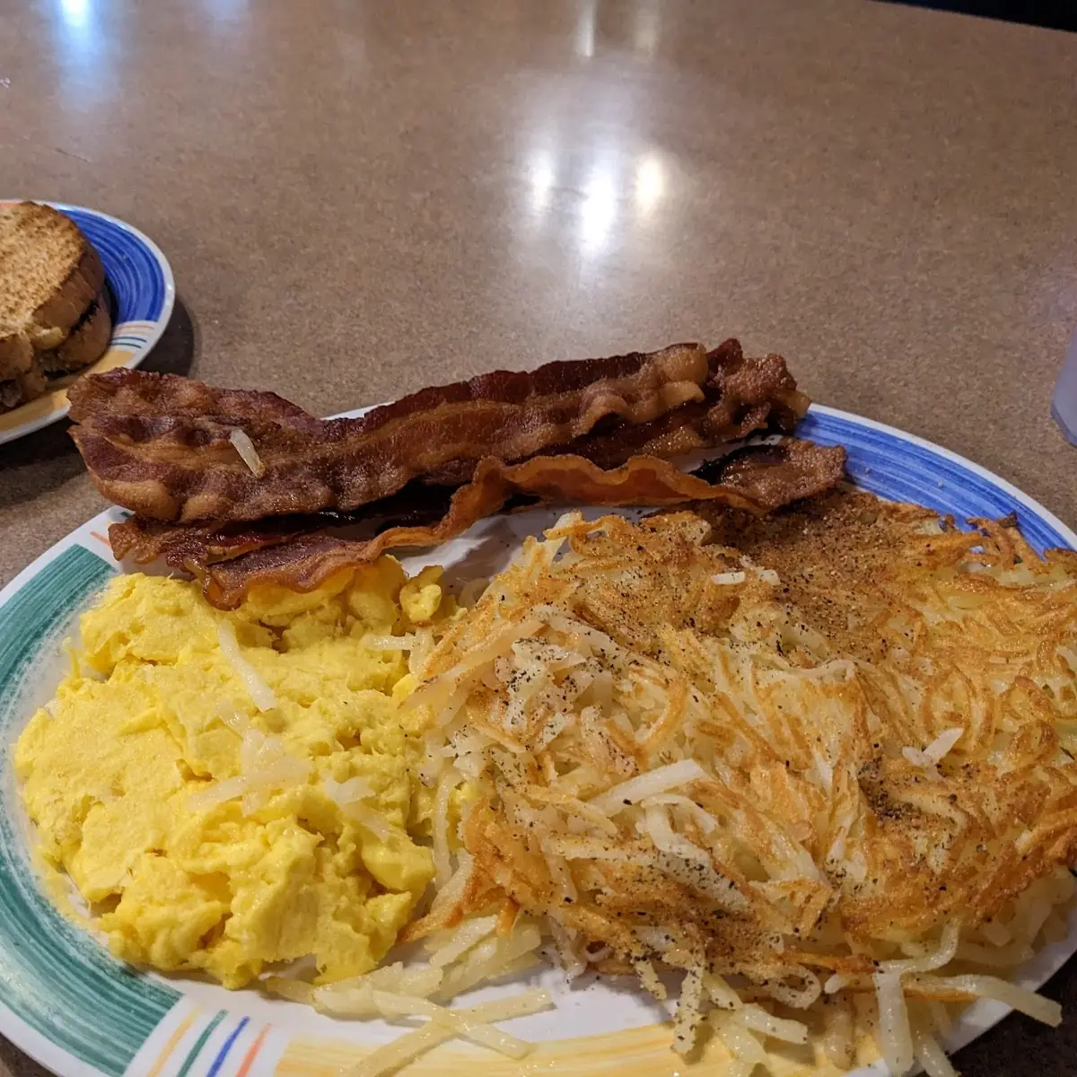 Bacon Eggs and Toast
