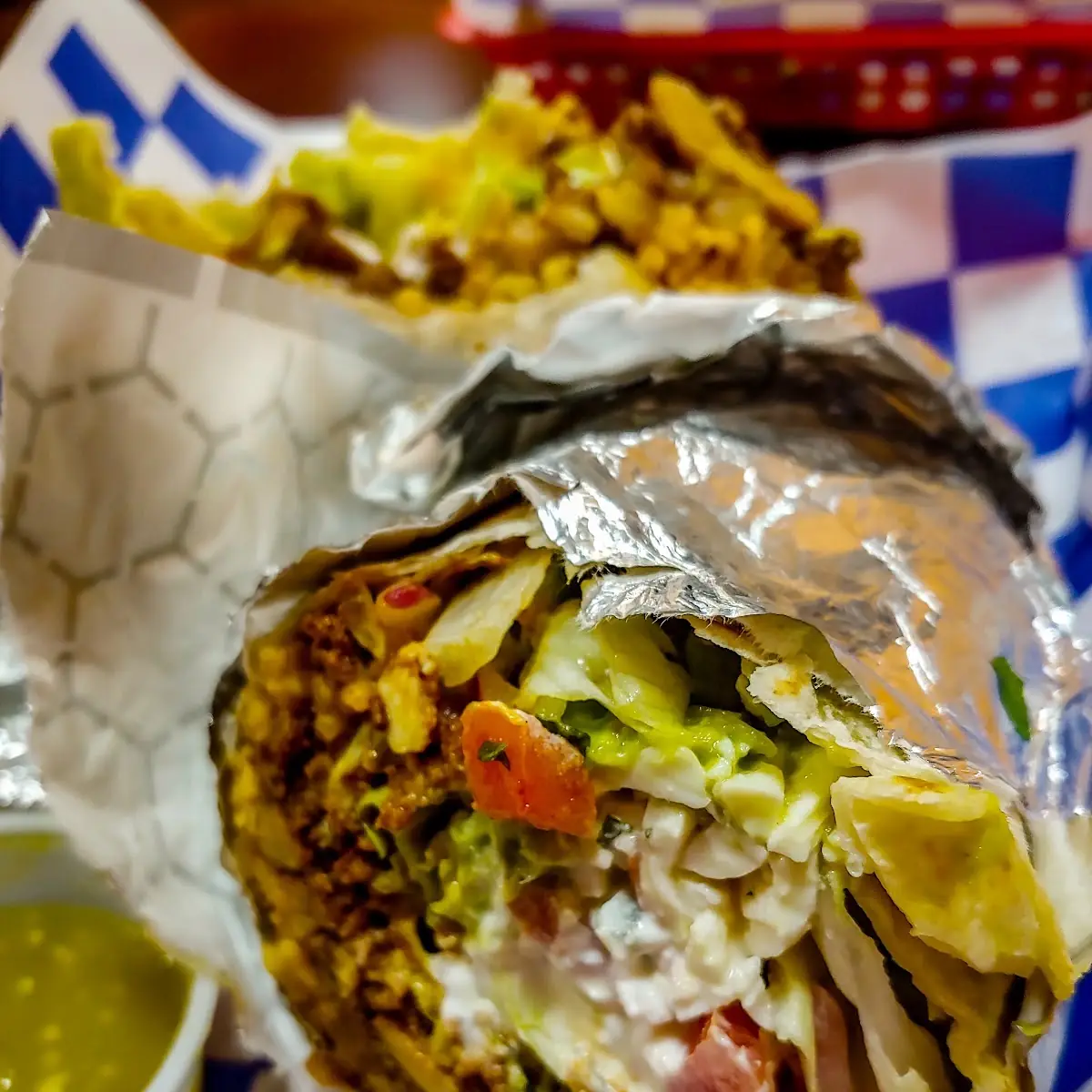 Chicken and Chorizo Burrito
