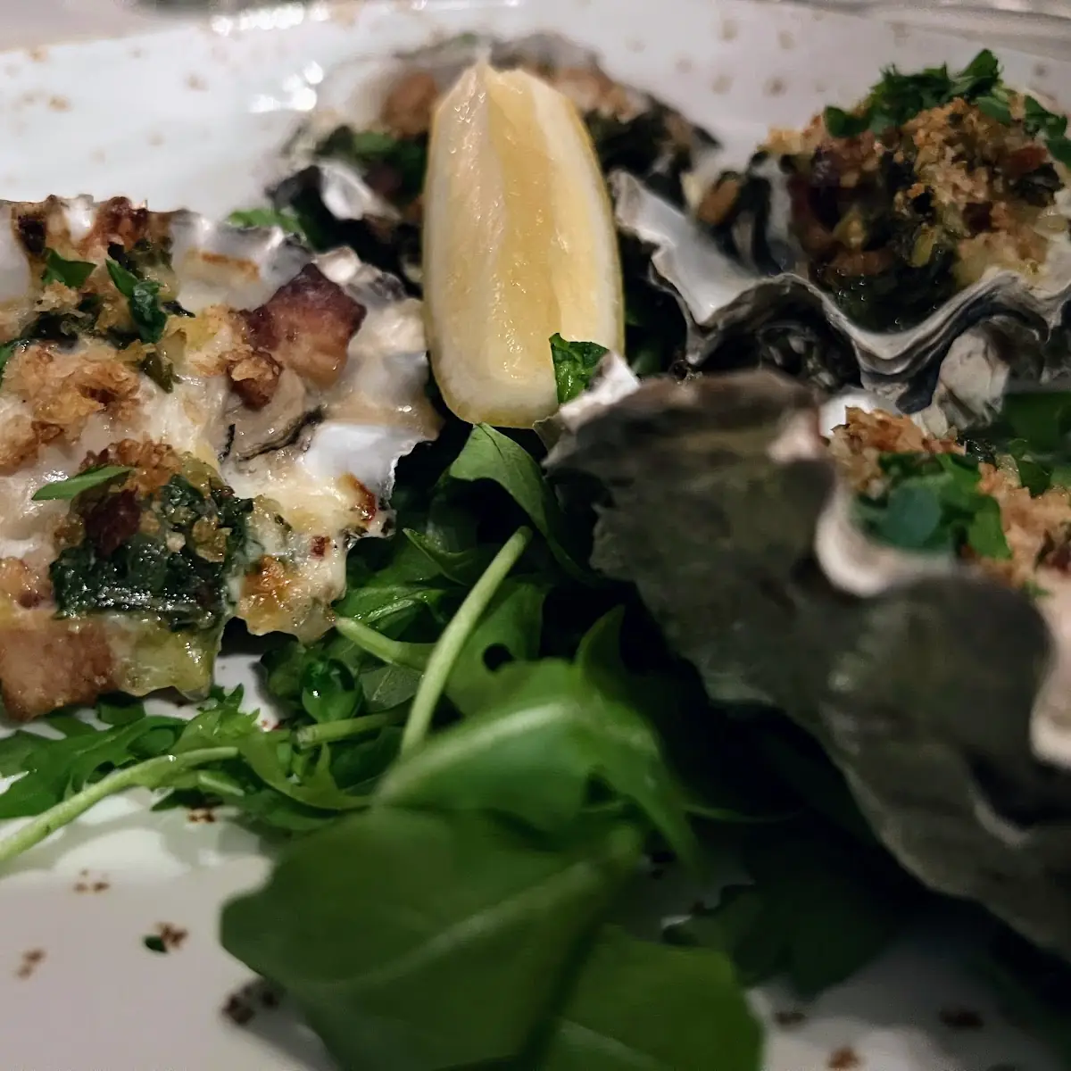 Oysters Rockefeller