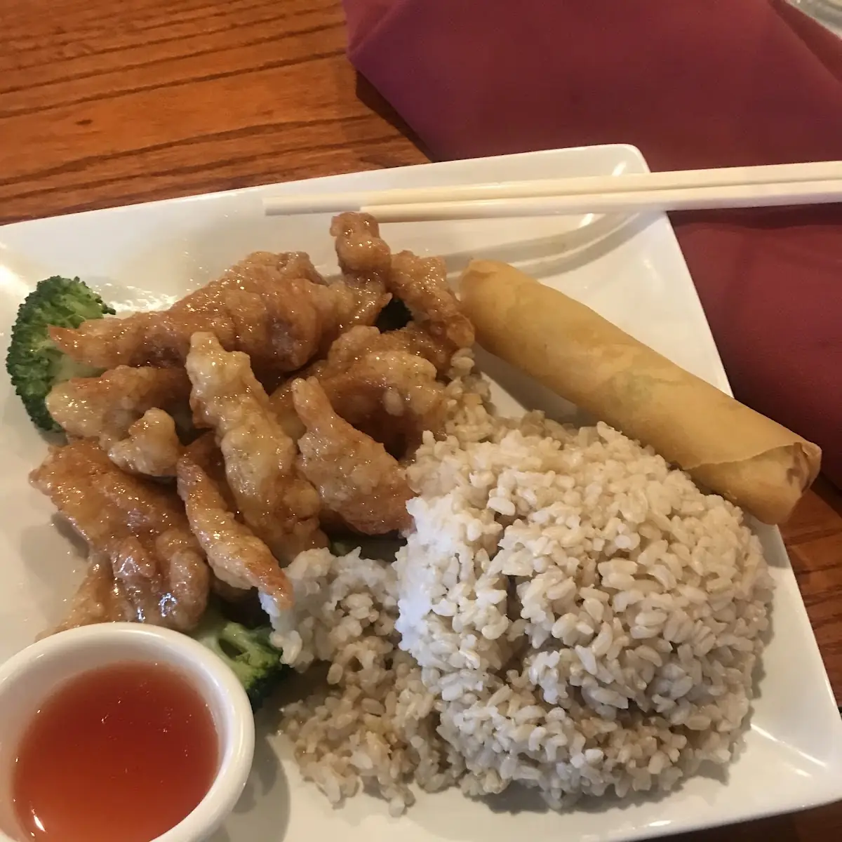 Kung Pao Chicken Boston Roll