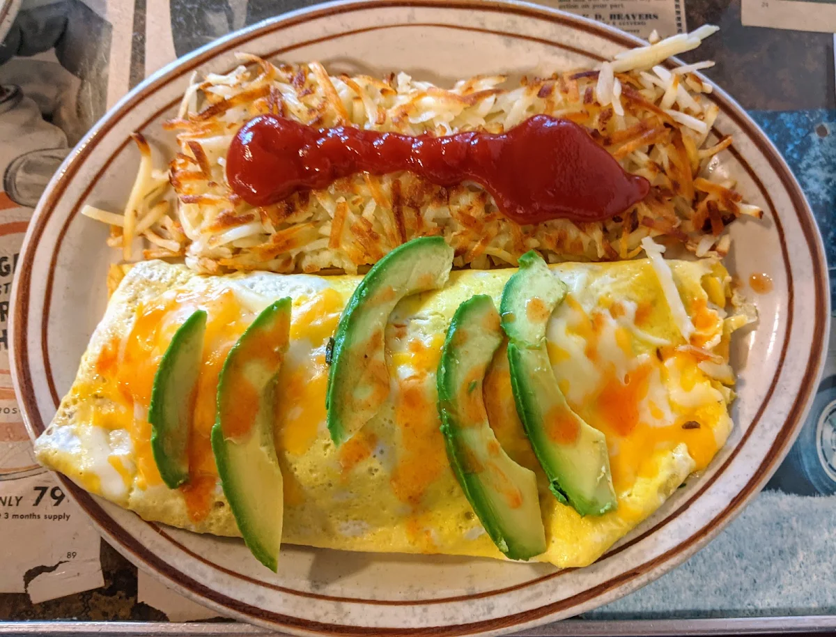 Avocado Veggie Omelette