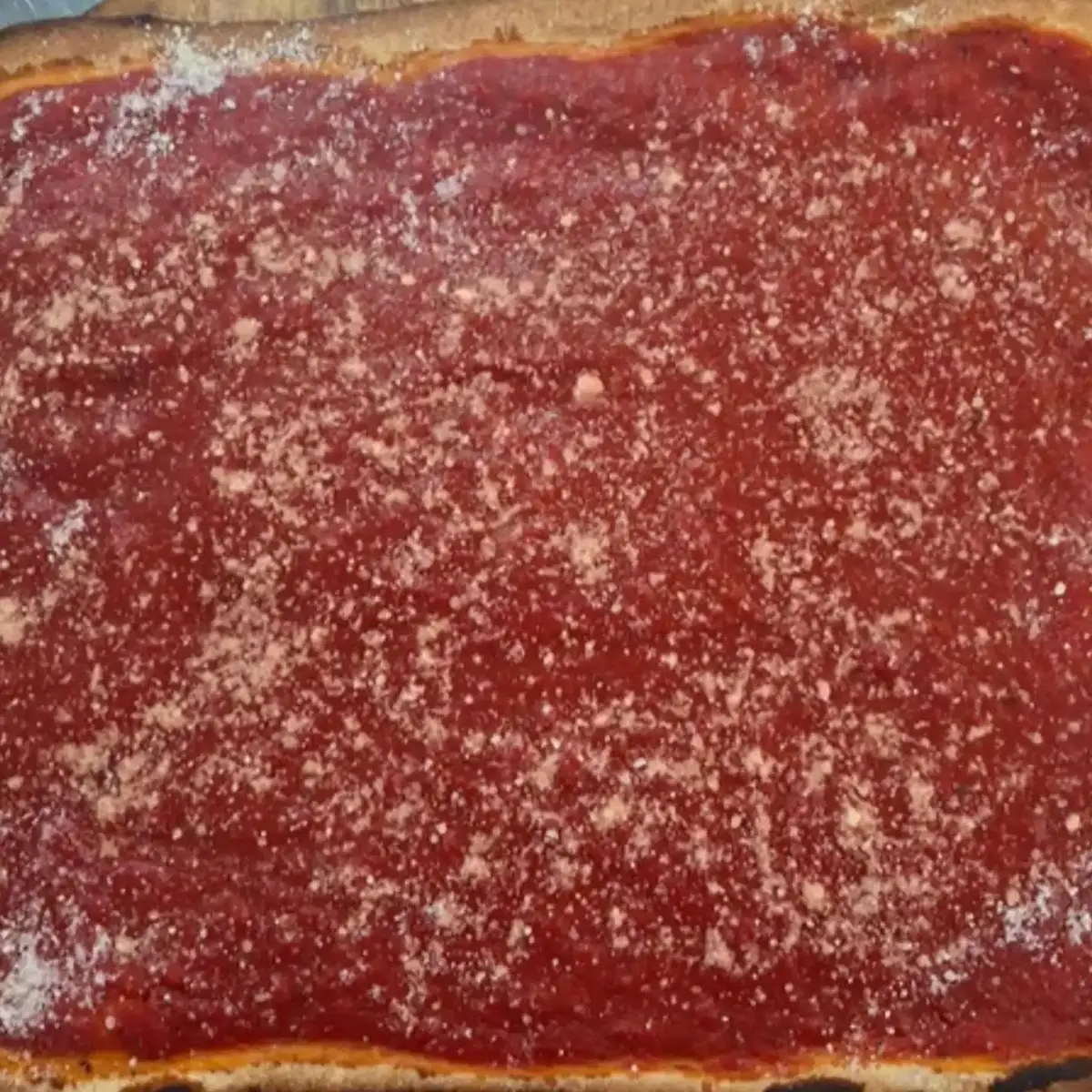 Tomato Pie - W Pecorino on Top