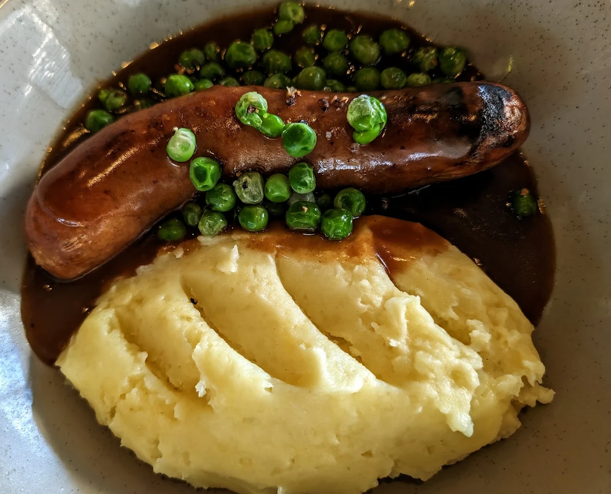 Bangers and Mash Potatoes, Waterloo Bay Hotel