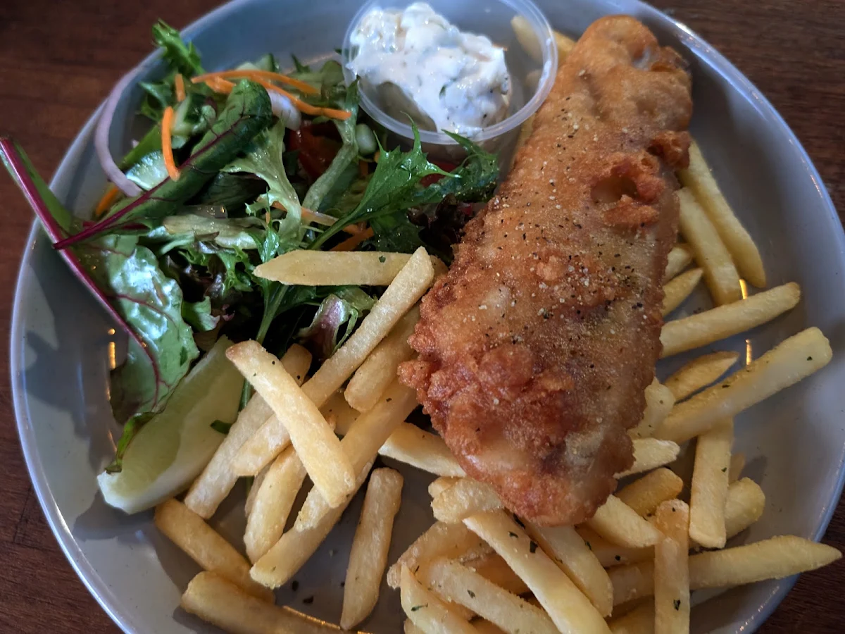 Fish and Chips, Waterloo Bay Hotel
