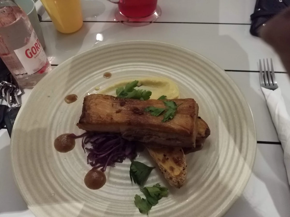 Pork Belly on Grilled Vegetables, Waterloo Bay Hotel