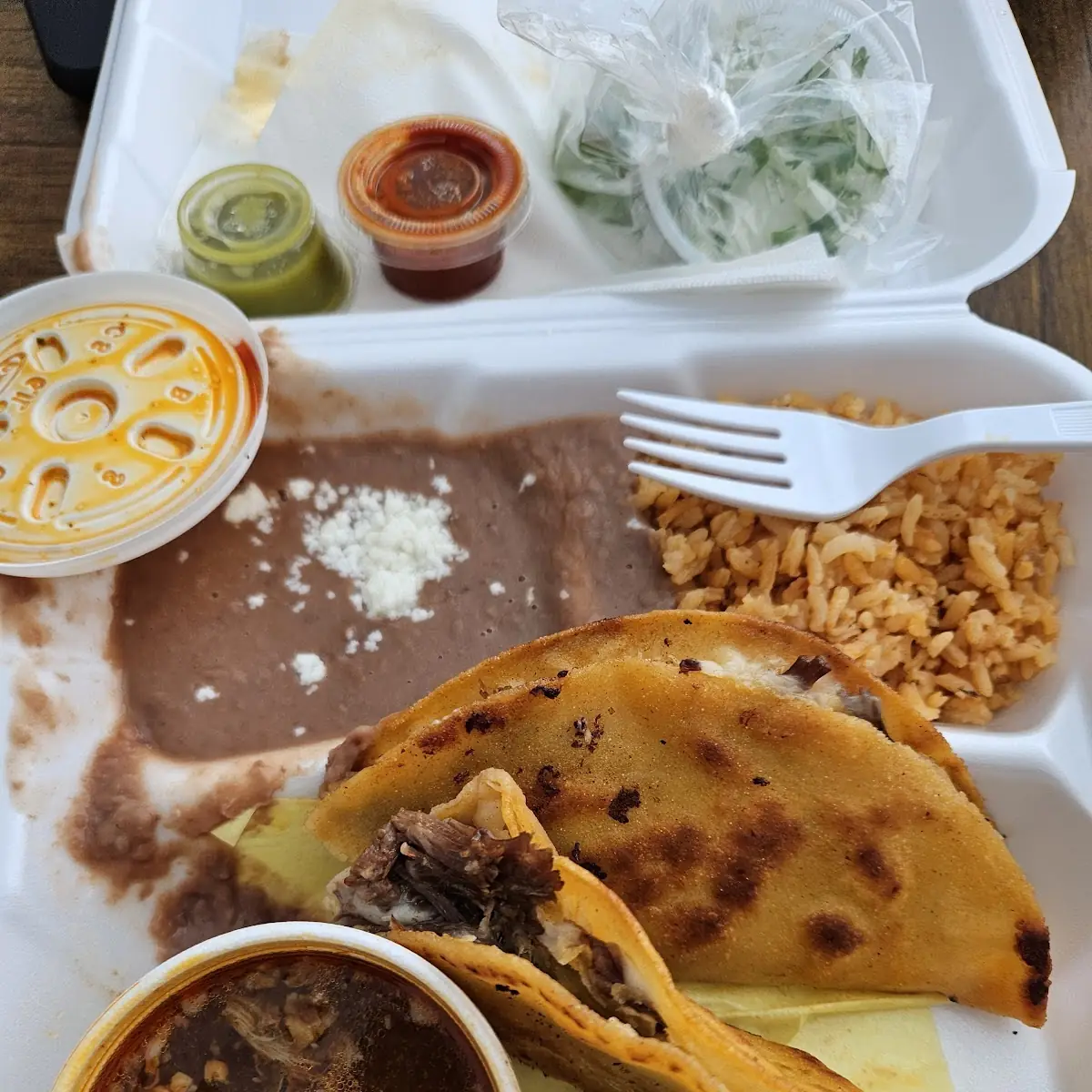 Qesa Birria Taco Plate