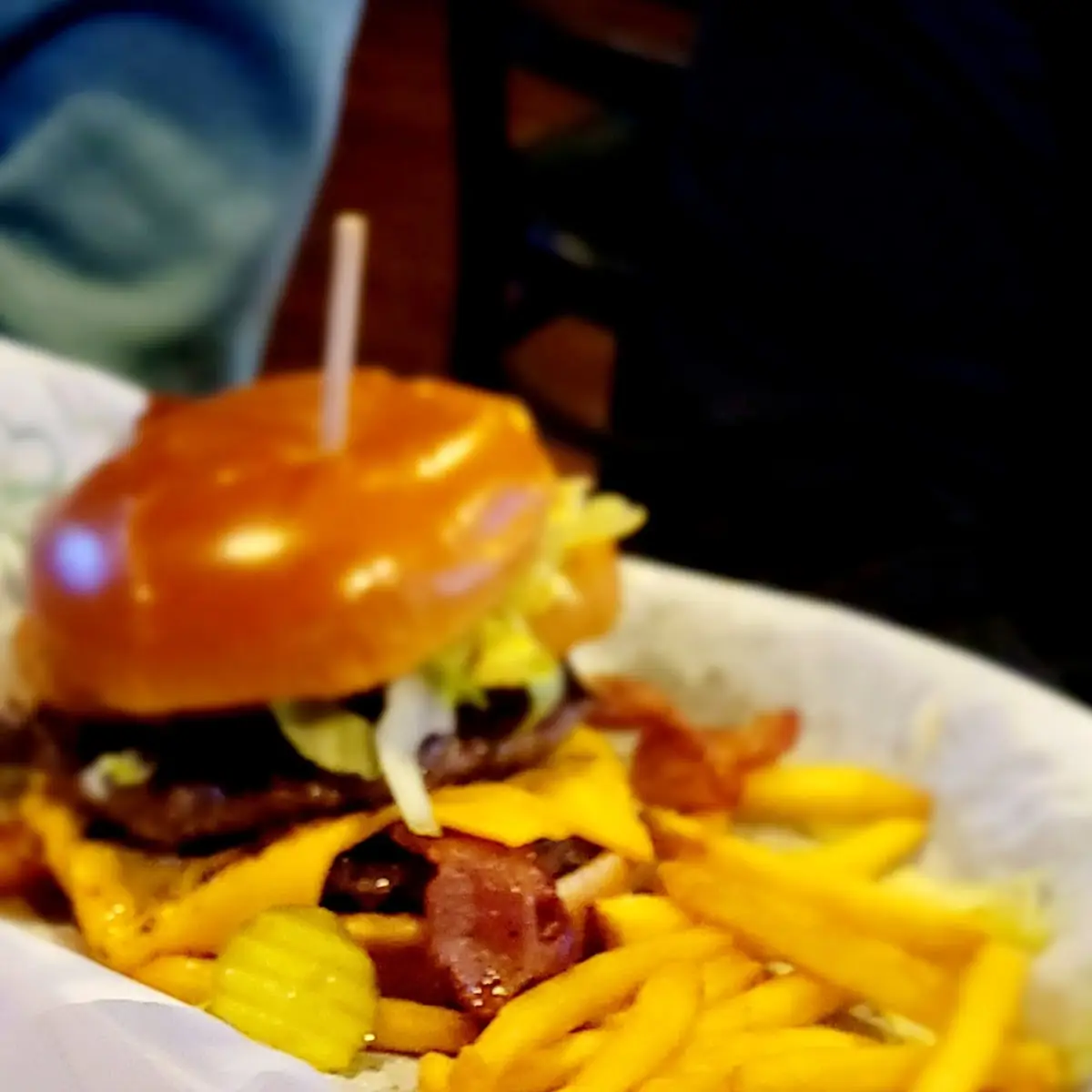 Double Cheeseburger with Fries