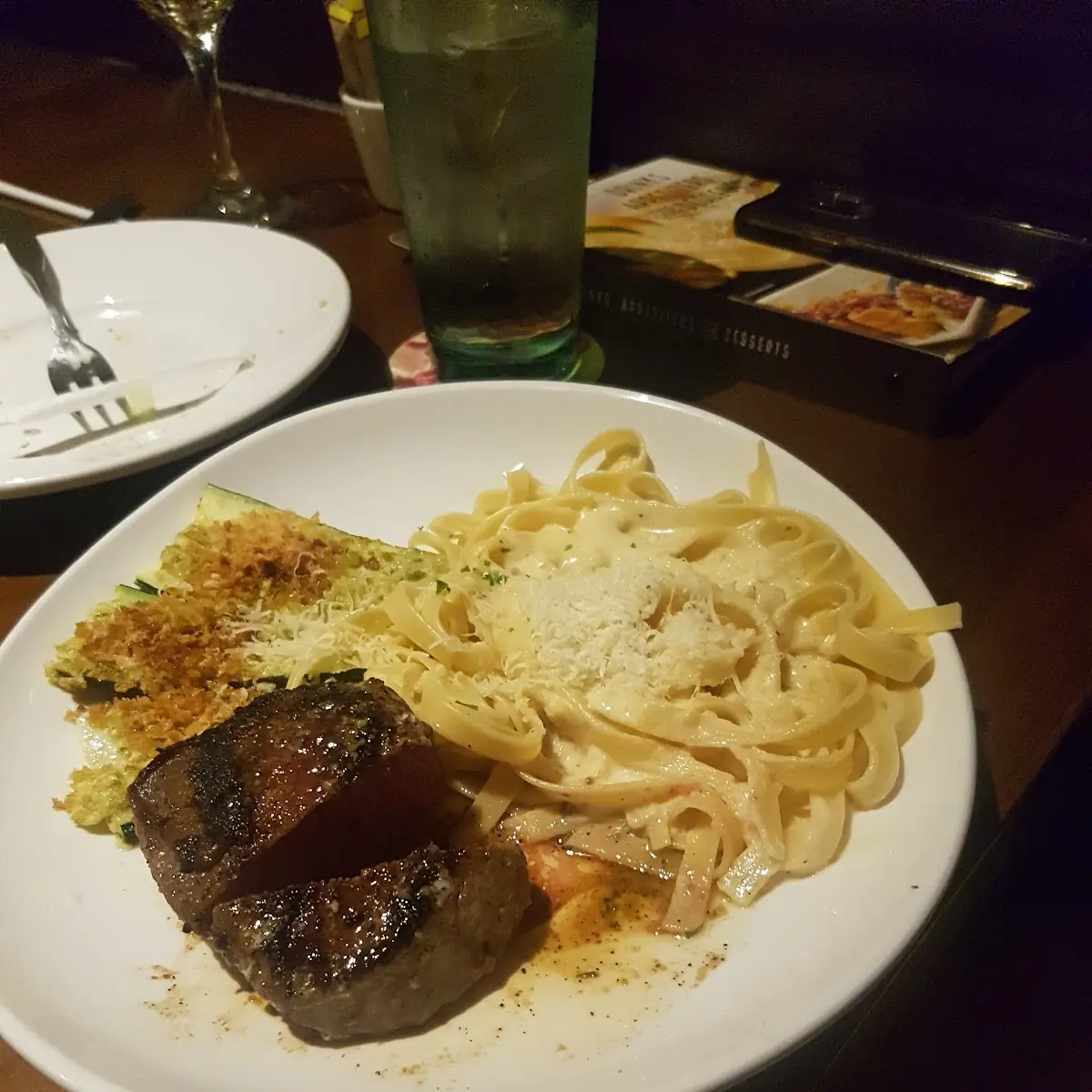 Steak Gorgonzola Alfredo