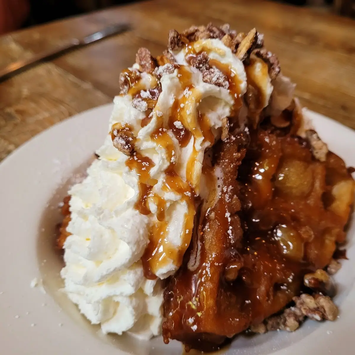 Root Beer Waffle Sundae