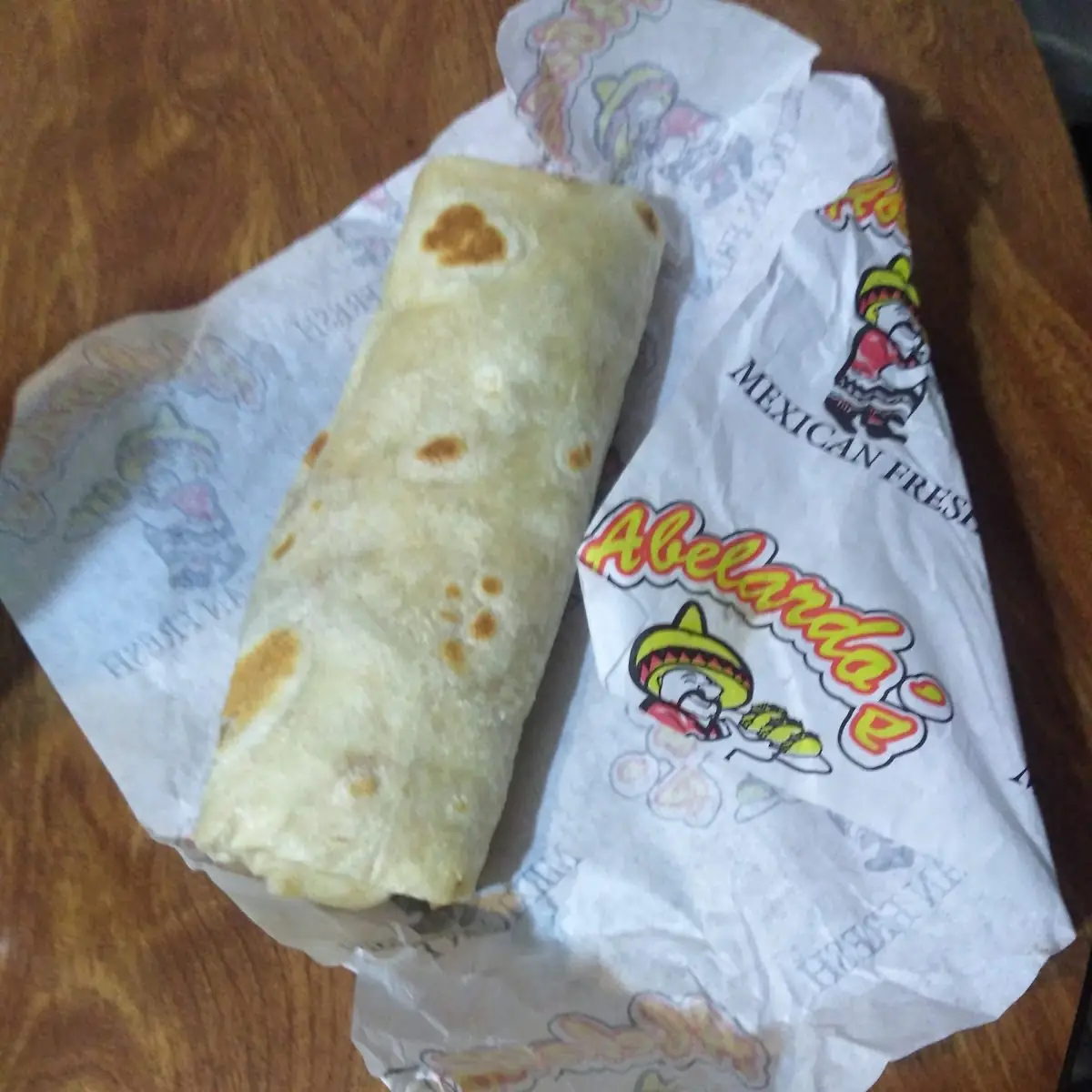Beef and Bean Burrito