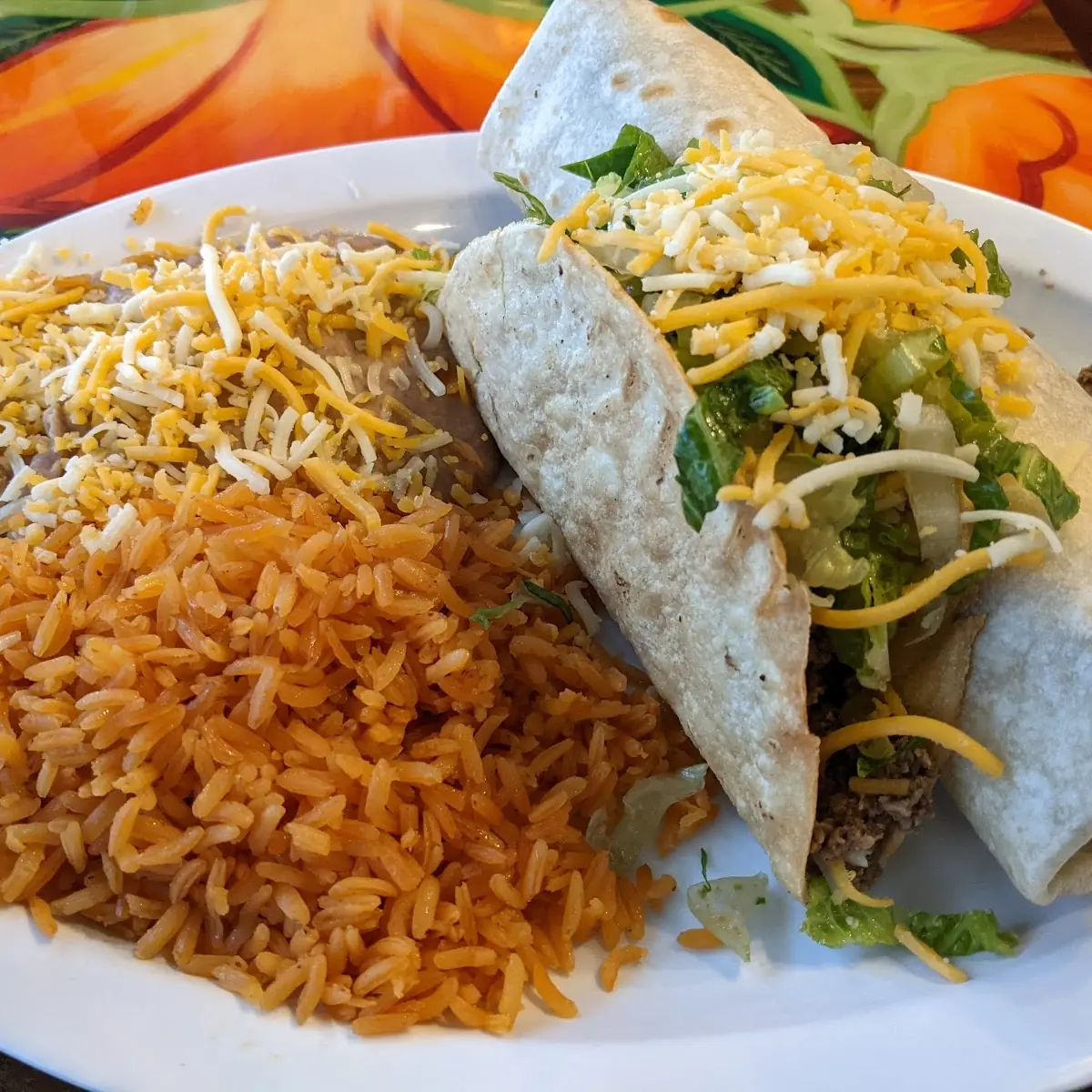 Beef Taco and Burrito Combo