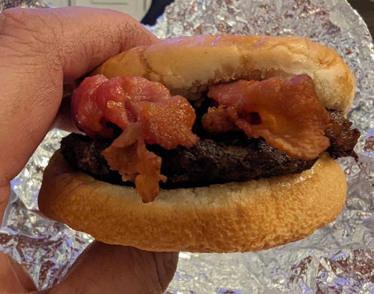 Big Double Burger Cheddar Style