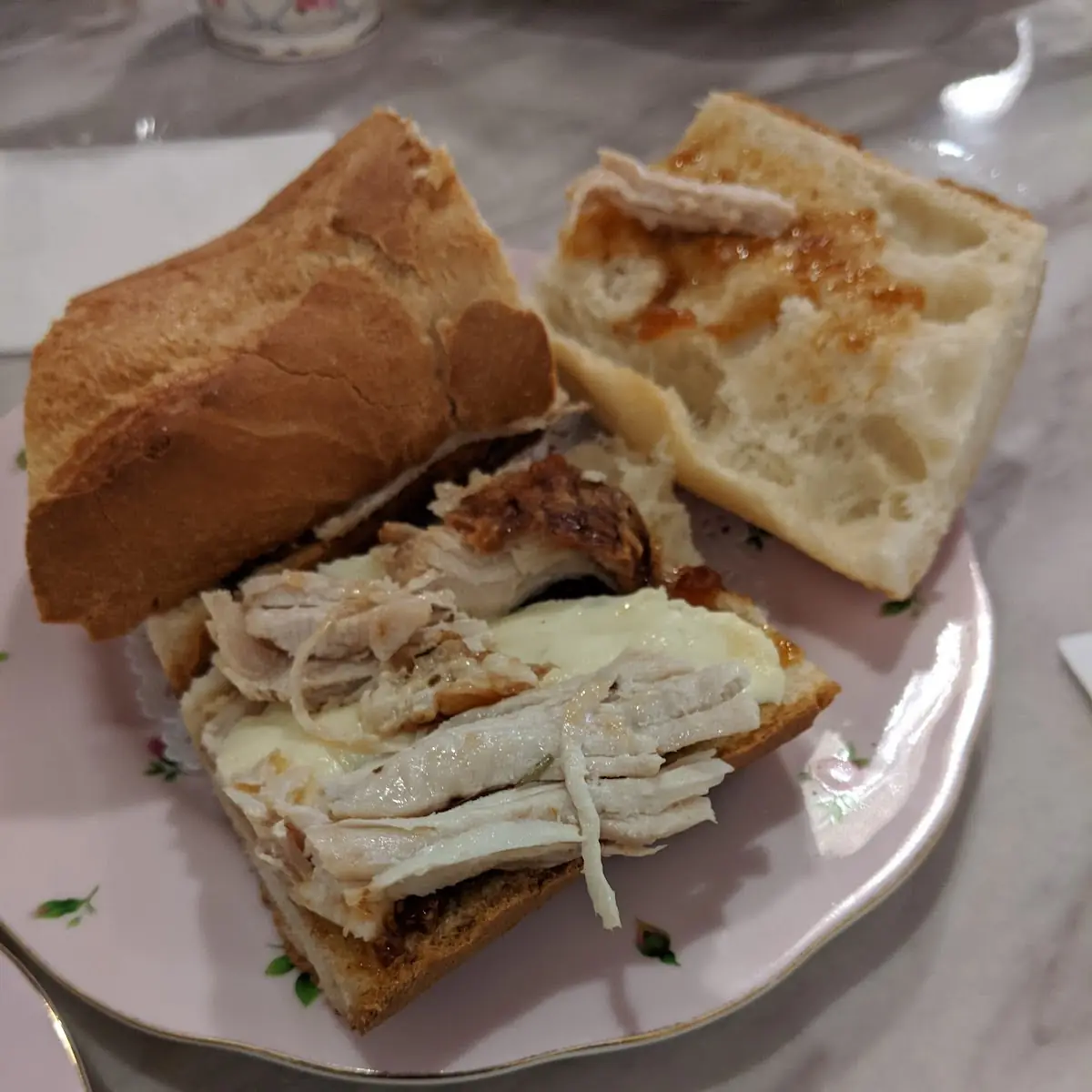 Turkey with Brie and Fig Spread