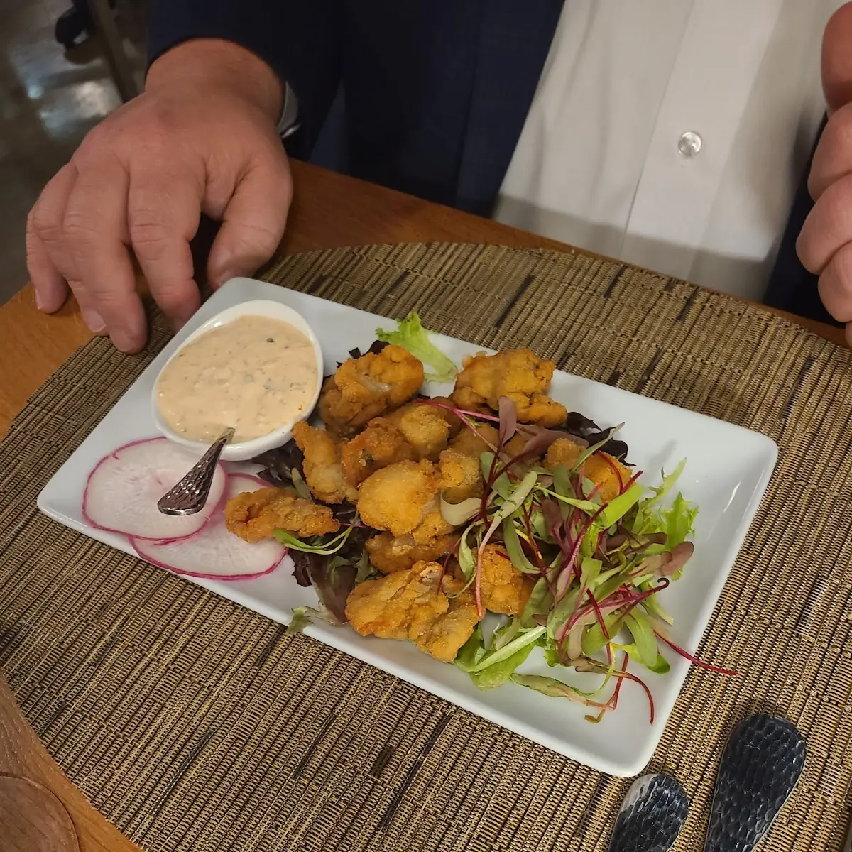 Duck Bacon & Sweet Corn Won Tons