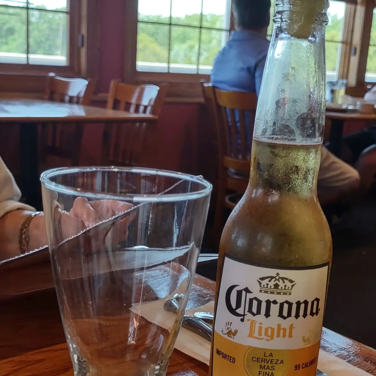 Corona Light with a Frosted Mug