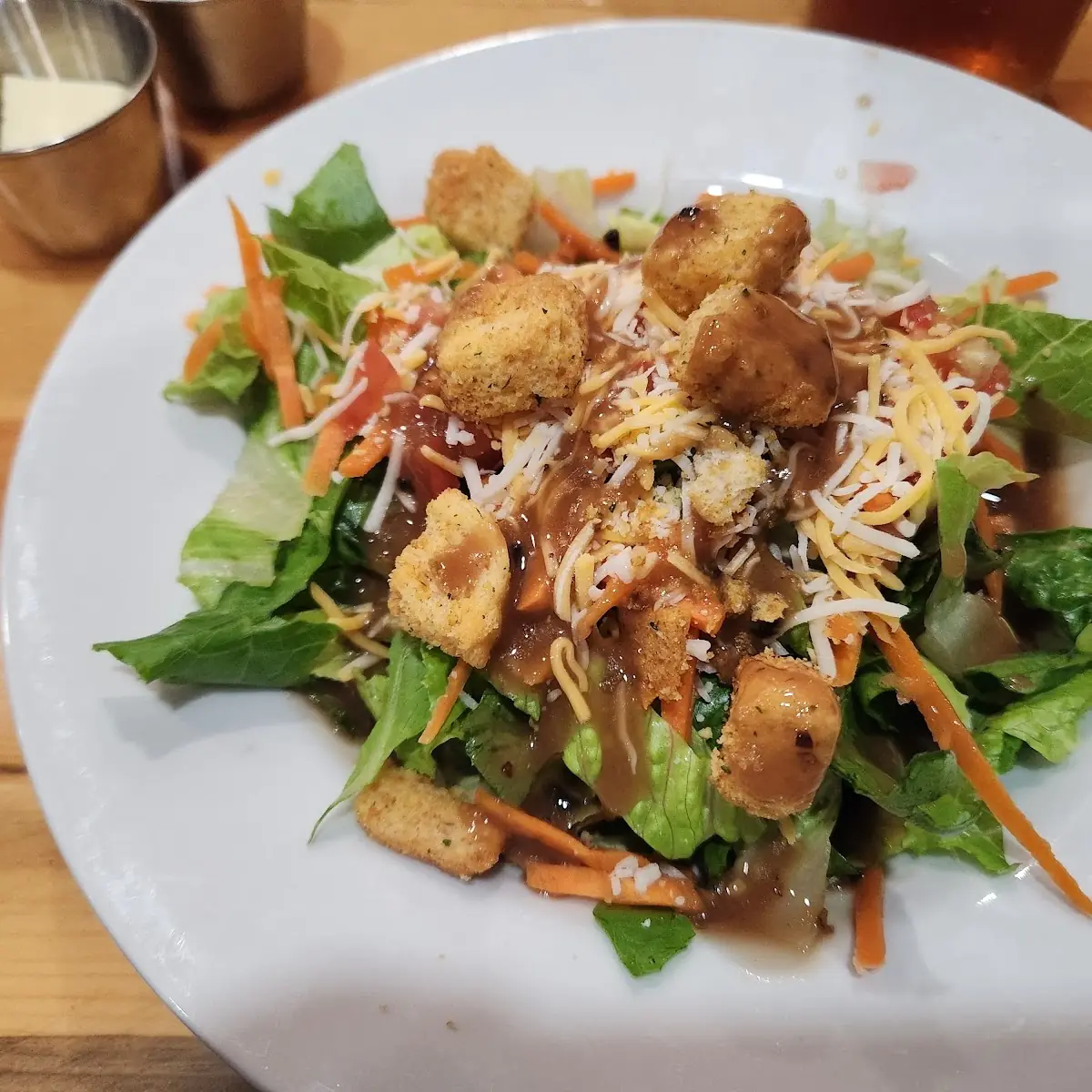 Garden Salad with Vinegarette Dressing