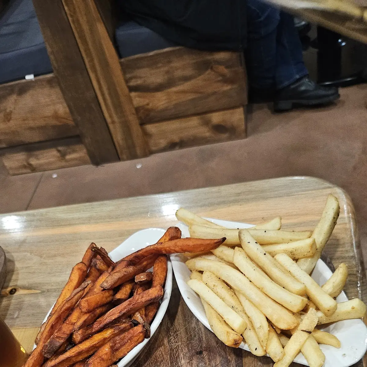 Regular and Sweet Potato Fries