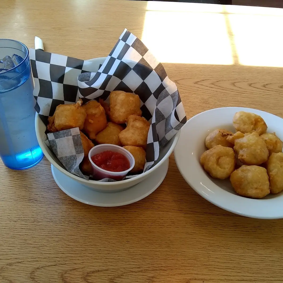 Cheese Balls and Mashed Potato Balls