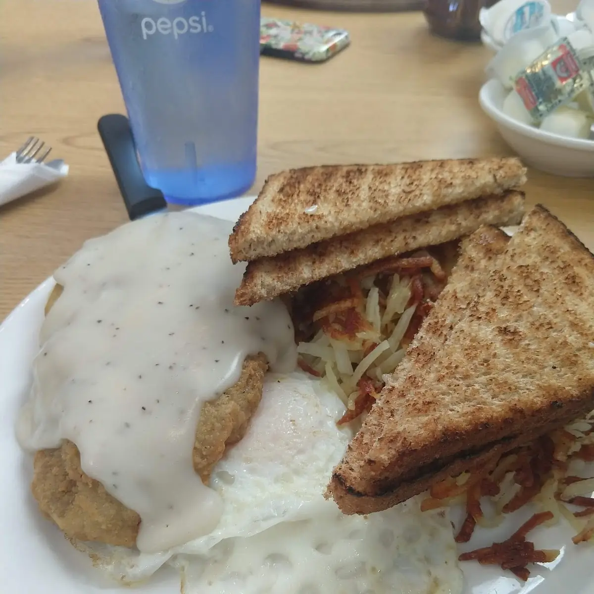 Country Fried Steak & Eggs