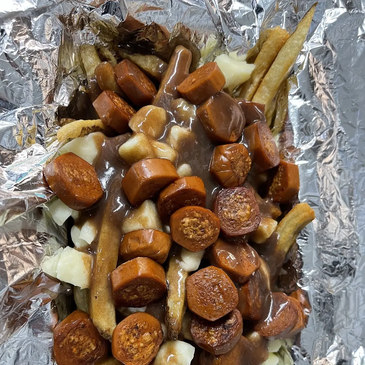 Sausage Poutine, Sam & Harry's Place Chipwagon