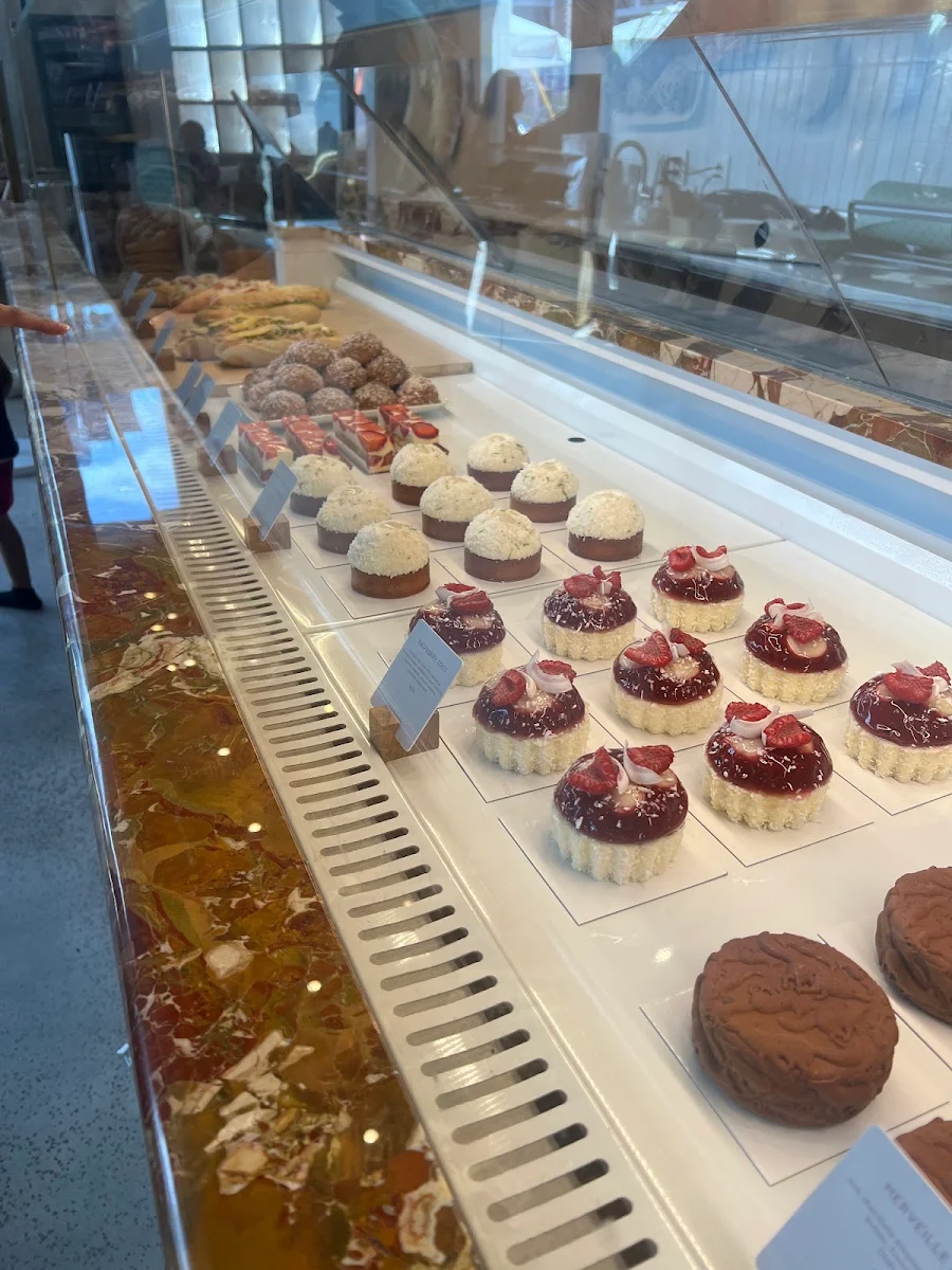 French Pastries Displayed