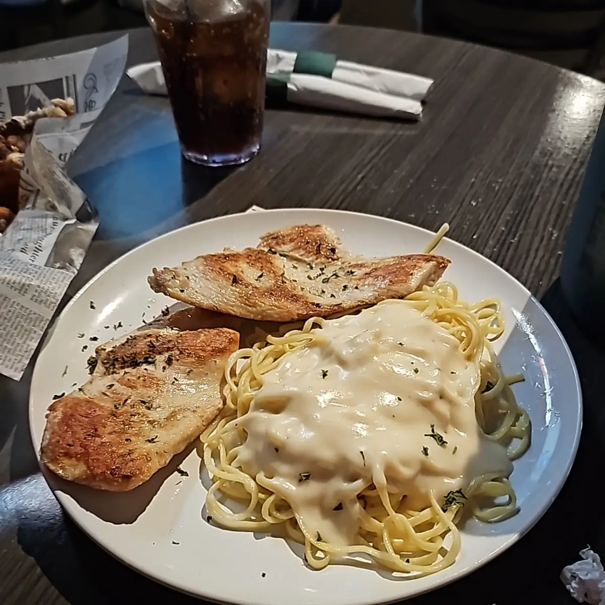 Linguine Grilled Chicken