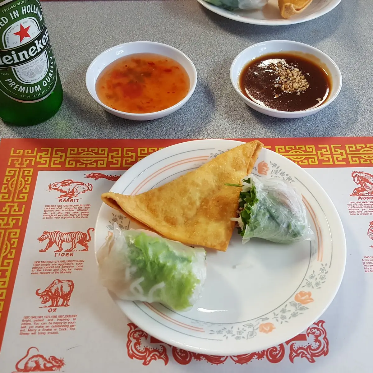 Spring Rolls and Rangoons