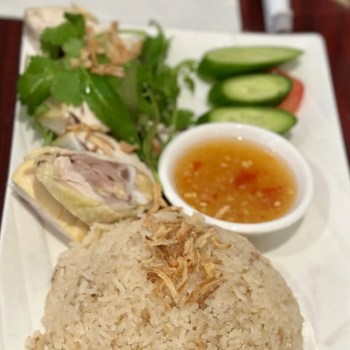 Hainanese Chicken Rice
