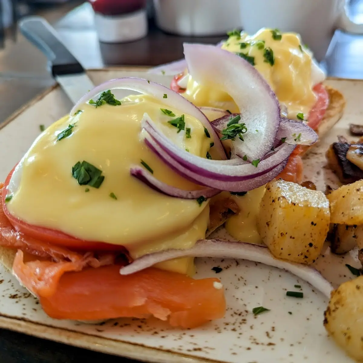 Smoked Salmon Eggs Benedict