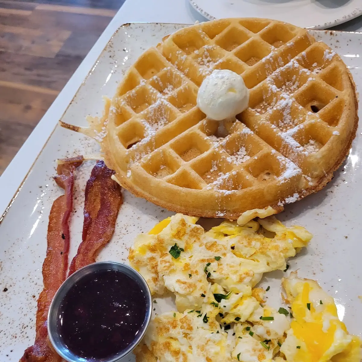 Waffles and Bacon