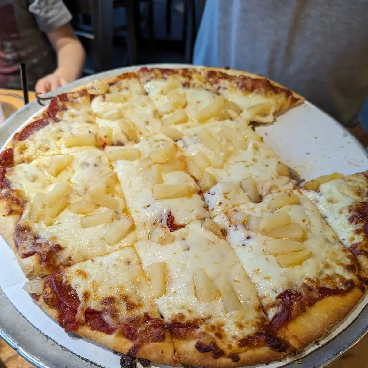 Pepperoni Pineapple Pizza