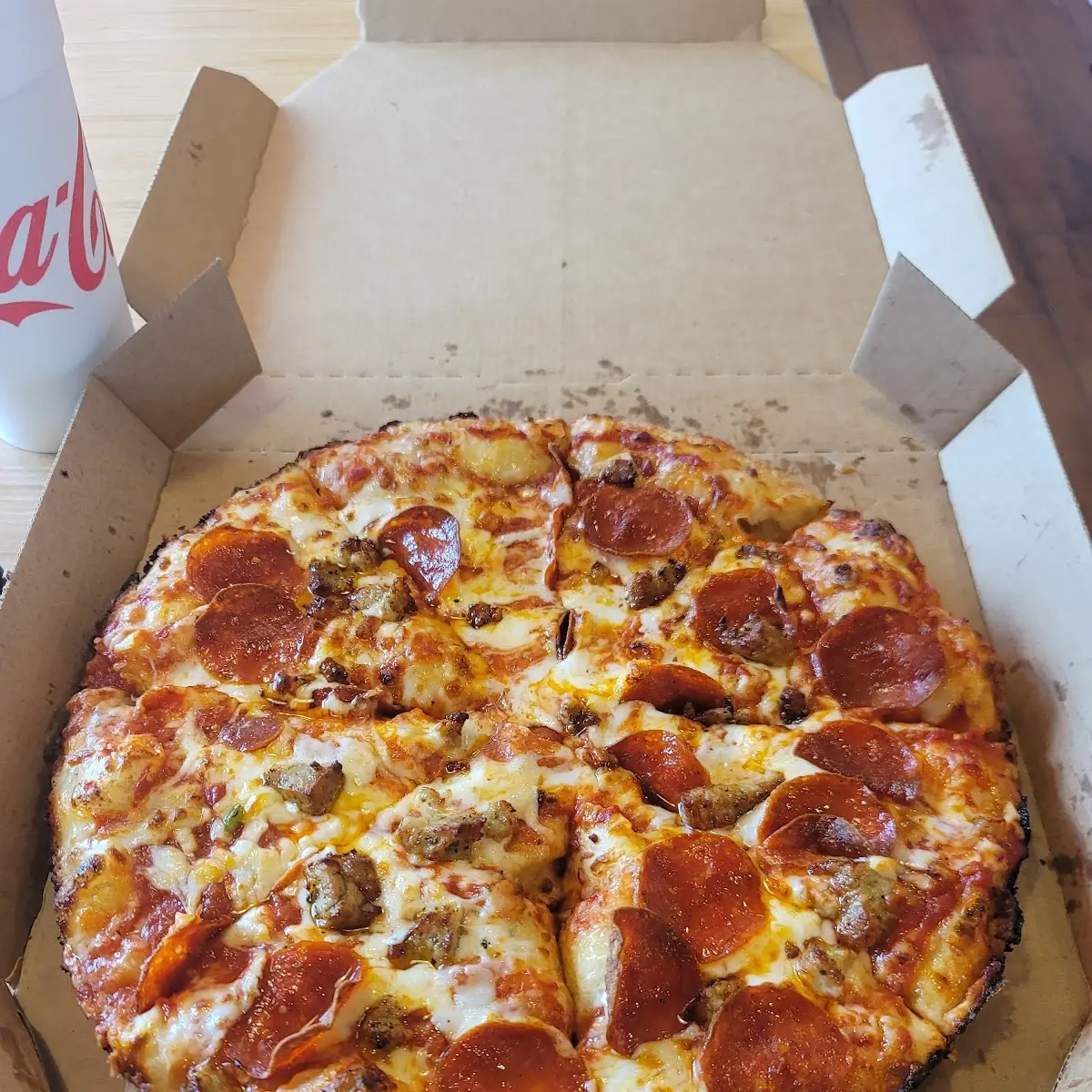 Pepperoni Beef Pan Pizza