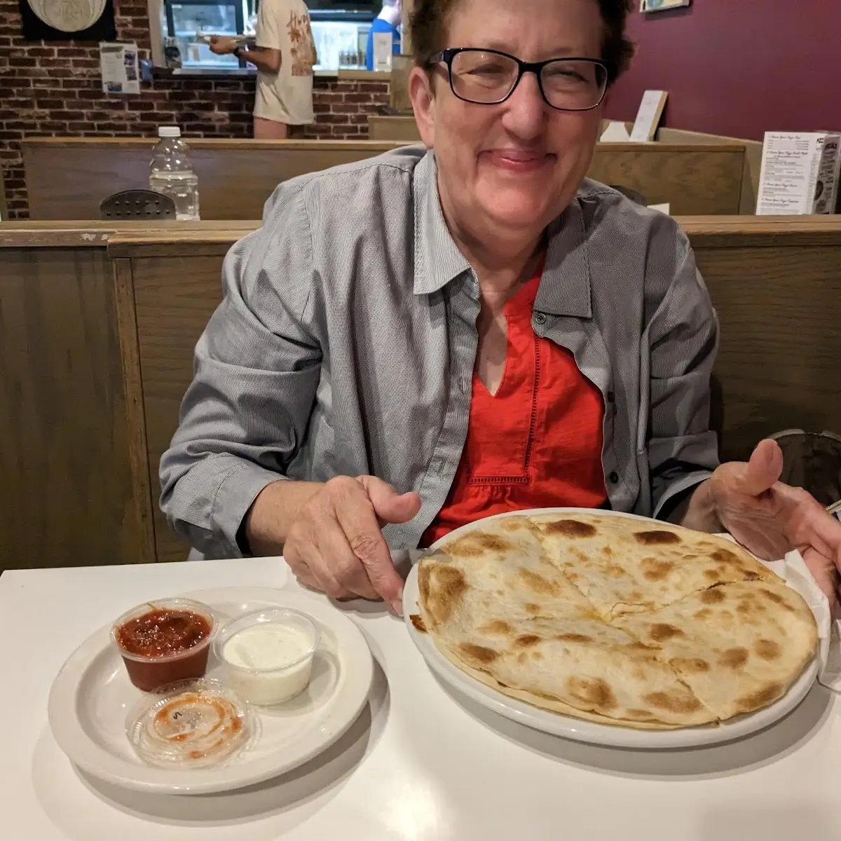 Chicken and Cheese Quesadilla